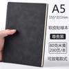 Cuaderno A5 con Inserto para Bolígrafo, Superficie Suave, Libreta Moderna y Sencilla, Set de Cuero PU, Páginas Interiores Engrosadas con Logotipo Imprimible