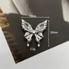 Personalizado Dulce Genial Diamante Mariposa Tulipán Aleación Accesorios Diamante Rosa Flor Accesorios para el Cabello Funda de Teléfono Celular Zapatos con Agujero Material de Flor