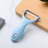Pelador, Raspador y Herramienta de Pelado Multifuncional de Acero Inoxidable y Cerámica, Cuchillo de Fruta 2 en 1 Opcional