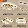 Nueva lámpara de techo china sala de estar dormitorio comedor lámpara moderna simple estilo chino led juego de combinación de paquete para el hogar