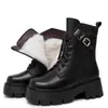 Botas de Terciopelo de Algodón con Remaches de Invierno a Media Pantorrilla para Mujer Estilo Británico Botines Cortos de Motocicleta Tacón Alto Botas de Moda de Caballero con Tacón Grueso