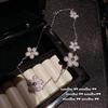 Colar Italiano Vintage Flores Gema Sonho Vintage Amor Flor Flor Pequena Zircônia Pulseira Anel terno