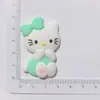 KT acessórios para gatos capa de celular adesivos para copo de água DIY adesivos para geladeira PVC fivela para sapatos de buraco flor para sapatos borracha macia acessórios para mochila de roupas