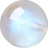 Cuentas sueltas de piedra lunar azul natural, cuentas redondas individuales, cuentas de feldespato blanco hielo, accesorios para pulseras DIY.