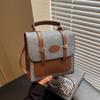 Mochila vaquera vintage para mujer, bolso de hombro sencillo, estilo moderno, para estudiantes, 2025