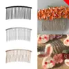 Peine de metal 20 dientes artefacto para pelo suelto pasador de peinado estilo antiguo accesorios para el cabello alambre de acero engrosado de alta calidad tocado diy