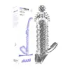 Set de Cristal Ji Yu para Hombre Ensanchado Extendido Engrosado Manga de Espiga Constricción Funda Pareja Adulto Erótico Productos Masculinos