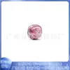 Panjia Dora Cobre Blanco Chapado en Plata S925 Nueva Serie DIY Día de la Madre Colgante de Corazón con Cuentas Colgante de Flor de Rosa