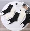 Nuevos Calcetines de Miu Estilo para Mujer Primavera y Otoño, de Media Pantorrilla, Doble Puño, Color Sólido, Calcetines Deportivos Simples, Productos Europeos de Nicho