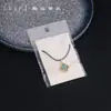 Nuevo Colgante Ping An de Bambú con Incrustaciones Doradas en Imitación de Jade Blanco Hebilla Ping An Collar Colgante de Pez Anual Accesorios de Joyería Colgante