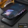 Funda para teléfono FindN3Flip SULADA Junshang, funda protectora de piel de vaca para OPPO, funda plegable con pantalla