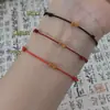 [Período de Descanso como um Sonho] Festival do Bambu Tem Você Paz e Alegria Suficientes Corda de Mão de Casal com Caroço de Oliva Pulseira Simples para Namorada