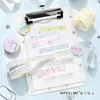 Fita Washi Glitterada Série Galáxia Salgada Infeel.Me Estilo Ins Coreano Fita Decorativa para Diário Básica