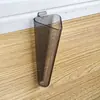 Acessório de Suspensão para Mesa: Porta-Caneta Flexível para Fenda de Tela, Caixa de Armazenamento para Estação de Trabalho, Cinza, Porta-Caneta Transparente
