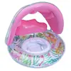 Fábrica de Yiwu Anillo de Natación con Doble Respaldo Fiesta en la Piscina Adulto Forma de 8 Engrosado Inflable Anillo de Natación Venta al por Mayor