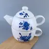 Vajilla de Cerámica, Tetera Individual, Serie de Té de la Tarde, Una Taza, Una Tetera, Juego de Taza y Tetera, Regalo de Taza de Té para Niña