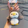 Jinnew Original Lindo Animal Mascota Familia Peluche Llavero Colgante Adorable Encanto para Bolso Muñeca Máquina de Bolas
