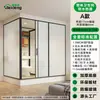Xilaiden Baño Integrado Baño Habitación de Ducha Integrada Baño para el Hogar Baño Rural Inodoro 1.9*1.3