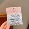 Gomas para el pelo con pulgar de dibujos animados para niños, Diademas para bebé, Accesorios para el pelo, Cuerdas para el pelo para bebés que no dañan el pelo, Alta elasticidad, Estilo coreano