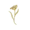 X0381 Broche de Tulipan con Diseño Personalizado Retro, Pin Elegante y Versátil, Accesorios Exquisitos de Gama Alta de Nicho para Mujeres