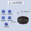 Venta Caliente Transfronteriza Adaptador de Válvula Conector de Plástico IBC Adaptador Anillo Central Doble Cabeza Dientes Internos