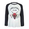 Anime de nueva temporada historia extraña 4cosStranger Things camiseta de manga corta de 3/4 camisa