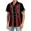2024 Cruzamento de Fronteiras Masculino Quente Nova Camisa de Manga Curta Série Férias no Havaí Estampada em 3D Casual Top Masculino