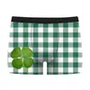 Roupa Íntima Masculina Série São Patrício Europeia e Americana Transfronteiriça Boxer Brief Casual Masculino com Estampa Digital 3D