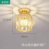 Luz de Corredor Luz de Passagem Luz de Cristal Transfronteiriça Luz de Varanda de Entrada Luz Simples Escandinava para Casa Criativa Luz de Teto LED Atacado