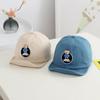 Gorra de bebé de primavera y otoño, fina, con dibujos animados, estilo coreano, con oso, suave, parasol
