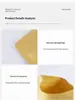 Bolsa de Papel Kraft con Base y Cierre de Cremallera con Ventana | Bolsa Engrosada Reutilizable para Frutos Secos, Frutas Deshidratadas, Té y Snacks | Almacenamiento Hermético con Notch Fácil de Abrir