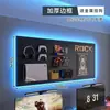 Tablero Perforado Negro de Metal para Habitación de E-sports Estante de Pared Escritorio de Computadora Tablero de Montaje en Pared Decoración de Almacenamiento Estante de Exhibición
