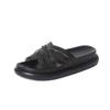 Talla 37 Venta Especial de Liquidación, Sin Devoluciones ni Cambios Zapatos de Cuero Genuino para Mujer por 99 Yuan, Bailarinas Retro de Suela Blanda, Sandalias, Pantuflas, Ganga
