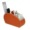 En stock Caja de Almacenamiento de Escritorio de Oficina de Cuero PU Caja de Almacenamiento para Control Remoto Caja de Almacenamiento Multifuncional Caja Organizadora Brocha de Maquillaje