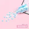 Copo de Nieve Corazón Lámina de Cerámica Blanda Bola Ruidosa Material de Relleno Pegamento Arena Movediza Pata de Gato Relleno Bola Hecha a Mano DIY Flujo Lino