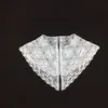 Gouhua Oca Solúvel em Água Seda de Leite Flor de Gola Bordada Gravata de Tecido Vestido de Noiva Vestido Acessórios de Vestuário Lenço Gola Falsa
