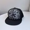 Boné Hip-hop Transfronteiriço Marca de Moda Boné de Aba Reta Boné de Baseball Feminino Primavera Verão Boné de Aba Reta Coreia do Sul Chapéu Hip-hop Masculino