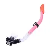 Equipo de buceo nuevo aparato de respiración snorkel superficial Maldivas boquilla de silicona tubo de respiración semi-seco diseño anti-olas
