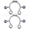 Joias Europeias e Americanas para Body Piercing de E-commerce Transfronteiriço, Não Requer Piercing, Anéis para Mamilos, Venda Direta da Fábrica e Atacado