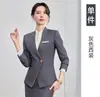 Uniforme de trabajo de recepcionista cajero de restaurante de hotel de alta gama, nuevo conjunto de chaleco de traje profesional estilo chino de otoño para mujer