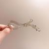 Presilha Banana Twist Clip para Nuca Artefato Fixo para Rabo de Cavalo Alto Grampo de Cabelo Estilo Preguiçoso Grampo Meio Lenço Vertical Presilhas Acessórios de Cabelo