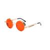 Óculos de sol hip-hop de rua europeus e americanos Cross-Mirror Distinctive Windshield Glasses Retro Punk Series Óculos de sol para homens e mulheres 58028