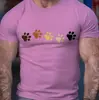 Camiseta de Verano Nueva de Manga Corta para Hombre Europea y Americana Transfronteriza 2025 Impresión 3D Casual de Moda Cuello Redondo Versátil