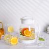 Juego de Tetera de Vidrio Personalizado para Uso Doméstico, Juego de Té de Gran Capacidad, Taza de Agua, Vaso de Vidrio, Tetera de Agua al por Mayor, Jarra de Agua Fría