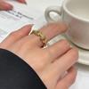 Menta Glacial Súper Blanco Fritillaria Anillo Azul Esmalte Diseño de Nicho para Mujer Anillo de Dedo Lujo Ligero Anillo de Dedo de Alta Calidad