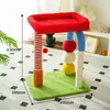 Estructura para Gatos para Trepar, Pequeña, No Ocupa Espacio, Estante para Gatos para Apartamento Pequeño, Nido para Gatos, Árbol para Gatos, Poste Rascador para Gatos Integrado, Juguetes para Gatos, Suministros para Gatos