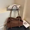 Bolso Casual de Gran Capacidad con Estampado de Leopardo 2025 Otoño e Invierno Nuevo Moda Bolso de Axila Versátil Retro Bolso de Hombro de Mano