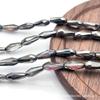 Cuentas de vidrio hechas a mano de 4 x 9 mm, cosidas a mano, accesorios de joyería para bricolaje, cuentas de cristal, cuentas largas.