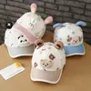 Gorros Infantiles para Primavera y Otoño, Gorra de Béisbol con Estampado de Osito para Niños y Niñas, Gorra de Béisbol Linda de Dibujos Animados para Exteriores