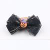 Accesorios para tocados de Halloween, lazo oscuro, accesorios para el cabello, horquillas para niñas, accesorios para diademas.